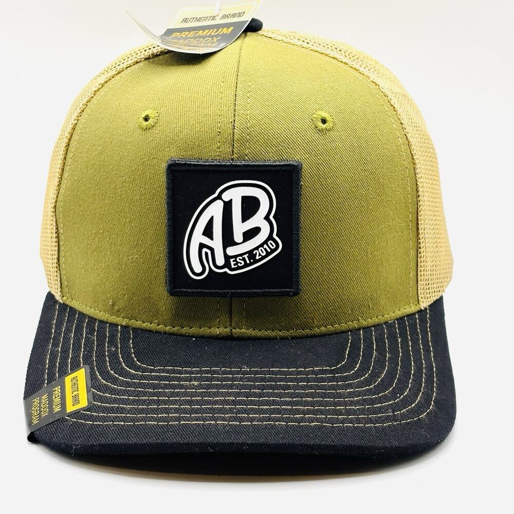 Authentic Brand SnapBack Hat Cap Mesh AB Logo Patch